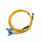 8 12 24 core MTP Jumper breakout Cord Optical Fiber 2.0mm MPO to LC Fiber Optic Patch Cable