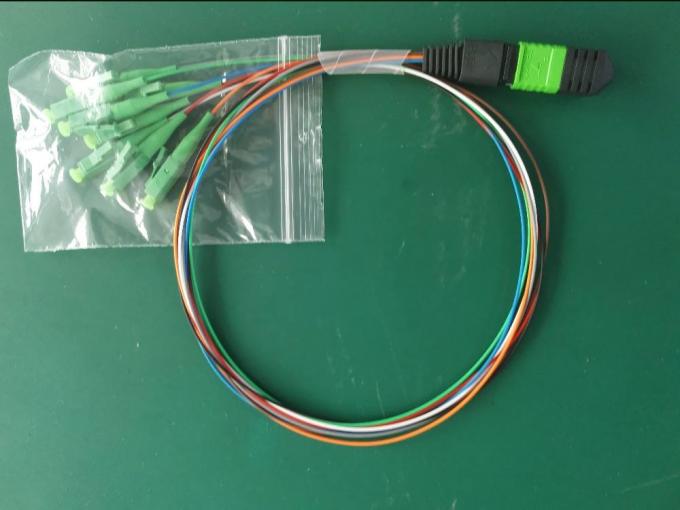 Tableau de connexions optique de fibre de la cassette FTTH de module de MTP RPA UPC 12/24 noyaux 0