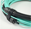 24 cores Optical Fiber Female MPO Patchcord With Pulling Eyes