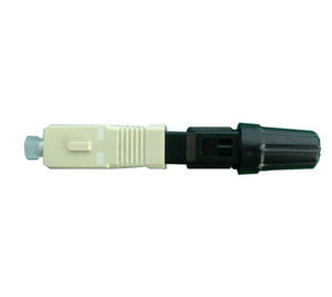 ISO RoHS Singlemode SC / APC Quick Assembly connector Removal And Reusable