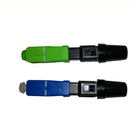 ISO RoHS Singlemode SC / APC Quick Assembly connector Removal And Reusable