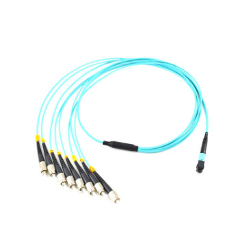 8 12 24 Cord MPO Fiber Optic Patch Cord MPO - FC Fiber Optic Jumper