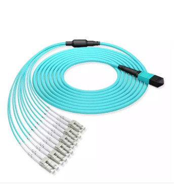 OM3/OM4/OM5 Fiber Breakout Cable SC LC MPO MTP Optical Fiber Patch Cord