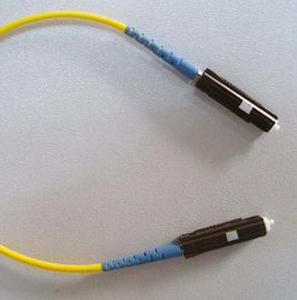 Fiber Optic Jumper MU/UPC To MU/UPC Singlemode Simplex 2.0mm OFNR Cable