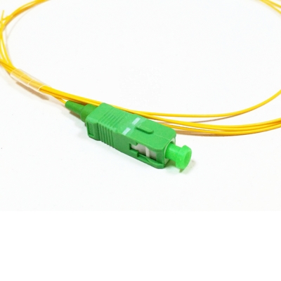 SC APC Connector Simplex 0.9mm Optical Fiber Pigtail