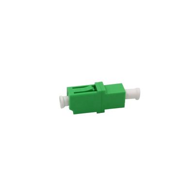 Plastic LC / APC Simplex Flangeless Fiber Optic Receptacle
