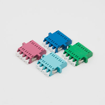 Quad 4 Core LC PC OM1 OM2 OM3 OM4 Fiber Optical Coupler