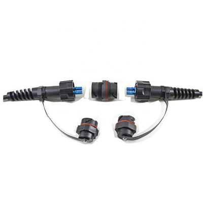 Waterproof Duplex LC ODVA Fiber Optic Connector Assembly