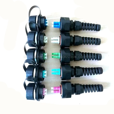 Waterproof Duplex LC ODVA Fiber Optic Connector Assembly