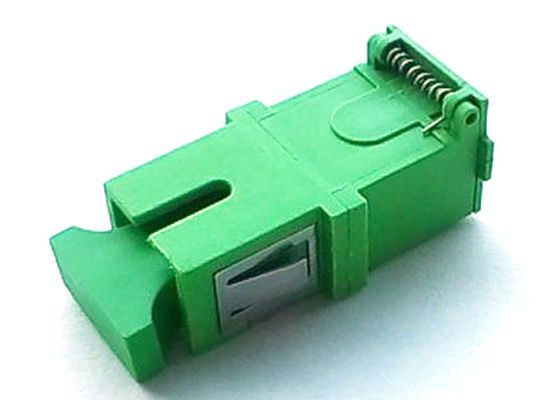 Blue Dust Cap Simplex Auto Shutter SC Fiber Optic Coupler