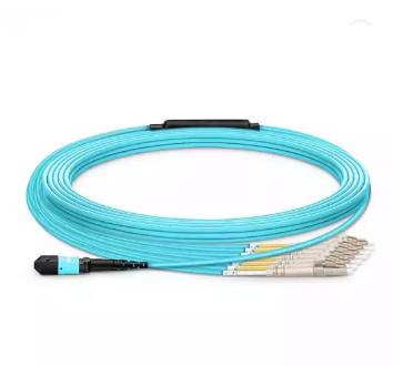 8-24 fibres MTP-12 LC/SC/FC/ST OM3 50/125 millimètre des USA Conec MTP d'élite de câble d'évasion