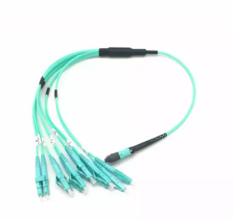 OM3 MPO - correction optique de fibre de LC attacher le noyau 12 de 3.0mm