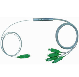 tube en acier optique de diviseur de fibre de PLC de 1*4 1*16 1*32 packaing avec le connecteur de SC/APC