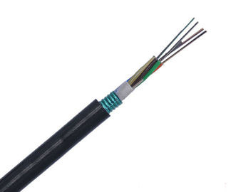 Câble à fibres optiques de fibre à haute densité de GYTS, câble échoué par tube lâche avec la bande en acier