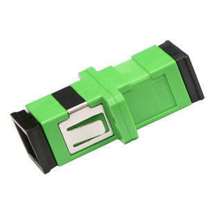 Green Duplex SC APC SM SX Optical Fiber Coupler