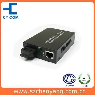 Qualité Convertisseur multimédia à fibre optique (10/100/1000Base-Tx à 1000Base-SX 850nm multi mode 220/550M) Usine