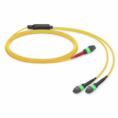 Qualité Cable de rupture MTP avec 0,35dB faible IL et G.657.A1 Fibres insensibles à la flexion pour les applications classées pour la sécurité incendie par l'OFNP Usine