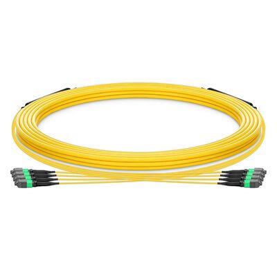Qualité Cable de tronc MTP avec 0,35 dB de faible IL OFNP de sécurité incendie et G.657.A1 Fibres insensibles pliées pour le câblage à haute densité Usine