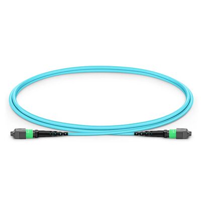 Qualité Câble fibre MPO-16 avec faible IL de 0,35 dB et face d'extrémité APC 8° pour émetteurs-récepteurs 400G QSFP-DD et OSFP Usine