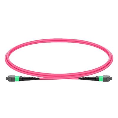 Qualité Cable MPO Jumper avec fibres insensibles à la flexion 7,5 mm min. rayon de flexion et face d'extrémité APC pour les émetteurs-récepteurs 400G Usine