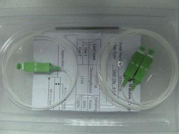 1×2 FBT Fiber Optic Splitter, SC/APC Used in Optical Destribtuion Network