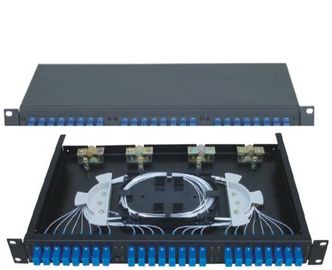 SC24 Rack-Mounted Fiber Optic Patch Panel apply in working as distribution box