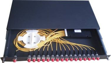 FC, Sc, St, support d'optinal de LC a monté le module de diviseur de boîte de distribution de fibre pour le réseau de FTTH